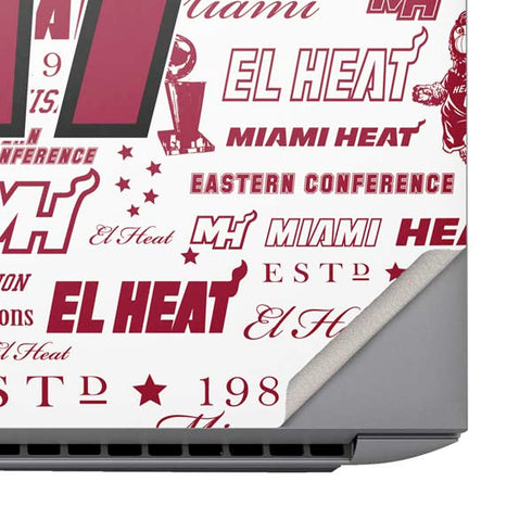 NBA Miami Heat Historic Blast HP ZBook Fury 16 G10 Skin
