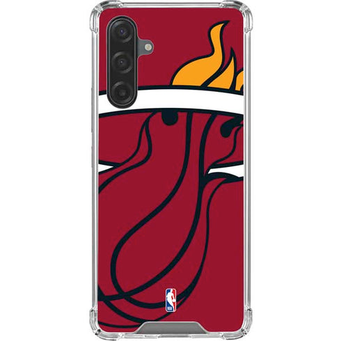 NBA Miami Heat Large Logo Galaxy A17 Clear Case
