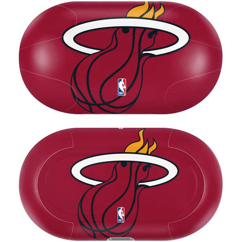 NBA Miami Heat Large Logo Galaxy Buds Plus Skin