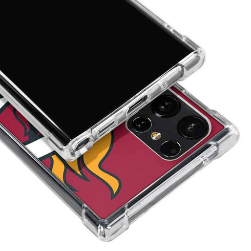NBA Miami Heat Large Logo Galaxy S23 Ultra Clear Case