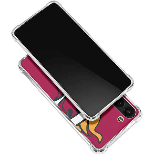 NBA Miami Heat Large Logo Galaxy S24 FE Clear Case