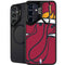 NBA Miami Heat Large Logo Galaxy S25 Kickstand Case