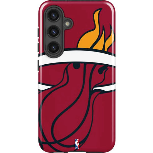 NBA Miami Heat Large Logo Galaxy S25 Plus Impact Case