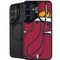 NBA Miami Heat Large Logo Galaxy S25 Plus Kickstand Case