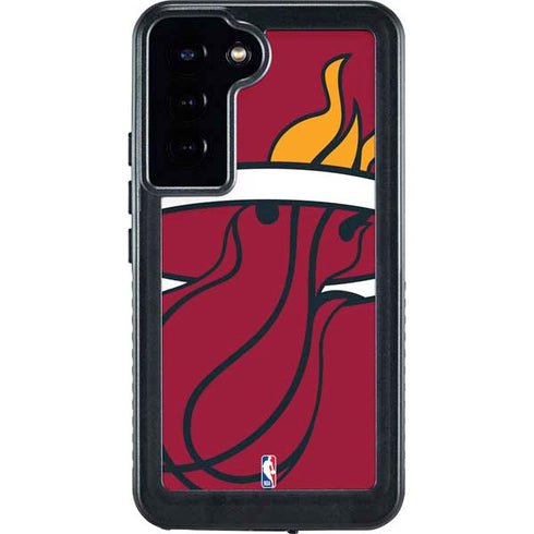 NBA Miami Heat Large Logo Galaxy S24 Plus Waterproof Case