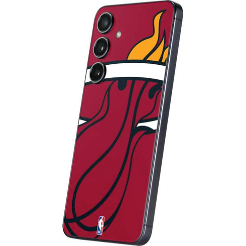 NBA Miami Heat Large Logo Galaxy S25 Skin