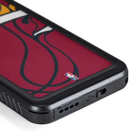 NBA Miami Heat Large Logo Galaxy S24 Waterproof Case
