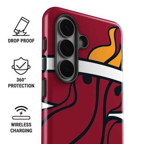 NBA Miami Heat Large Logo Galaxy S26 Impact Case