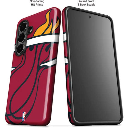 NBA Miami Heat Large Logo Galaxy S26 Plus Impact Case