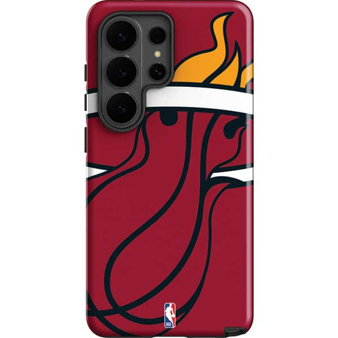 NBA Miami Heat Large Logo Galaxy S26 Ultra Impact Case