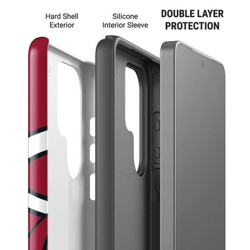 NBA Miami Heat Large Logo Galaxy S26 Ultra Impact Case