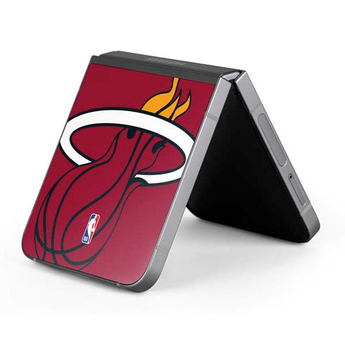 NBA Miami Heat Large Logo Galaxy Z Flip6 Skin