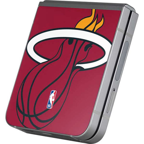 NBA Miami Heat Large Logo Galaxy Z Flip6 Skin