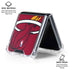 NBA Miami Heat Large Logo Galaxy Z Flip6 Clear Case