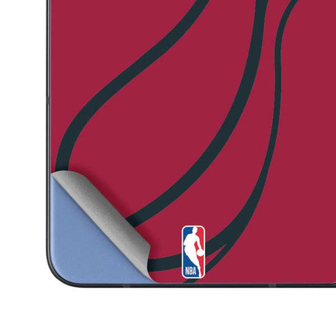 NBA Miami Heat Large Logo Galaxy Z Fold5 5G Skin
