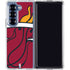 NBA Miami Heat Large Logo Galaxy Z Fold6 Clear Case