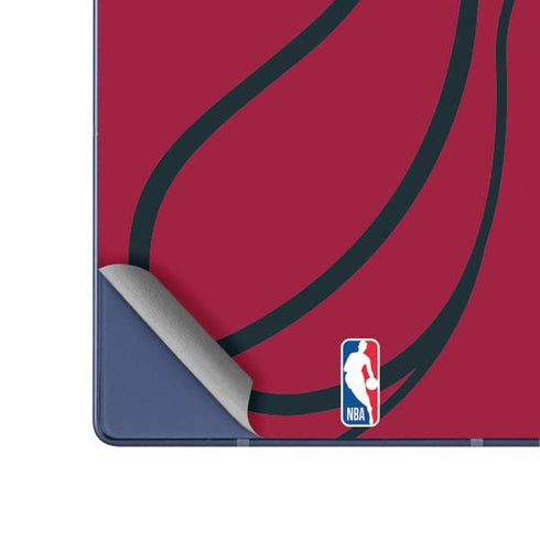 NBA Miami Heat Large Logo Galaxy Z Fold6 Skin