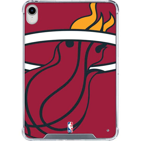 NBA Miami Heat Large Logo iPad 11th Gen (2025) Clear Case