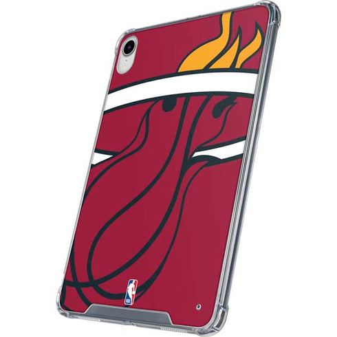 NBA Miami Heat Large Logo iPad 11th Gen (2025) Clear Case