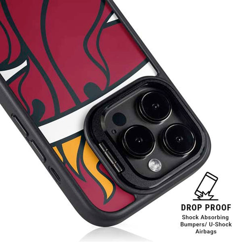 NBA Miami Heat Large Logo iPhone 13 Pro Kickstand Case