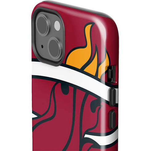 NBA Miami Heat Large Logo iPhone 15 Impact Case