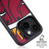 NBA Miami Heat Large Logo iPhone 15 Kickstand Case