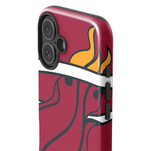 NBA Miami Heat Large Logo iPhone 16 Impact Case