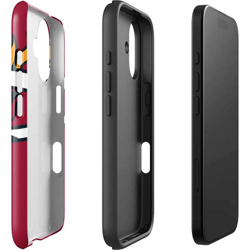 NBA Miami Heat Large Logo iPhone 16 Plus Impact Case