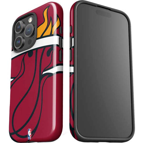 NBA Miami Heat Large Logo iPhone 16 Pro Impact Case