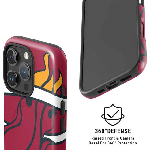 NBA Miami Heat Large Logo iPhone 16 Pro Magsafe Impact Case