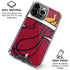 NBA Miami Heat Large Logo iPhone 16 Pro Max Clear Case