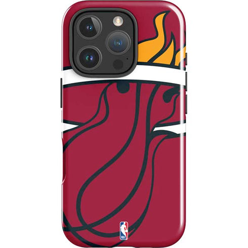 NBA Miami Heat Large Logo iPhone 16 Pro Max Impact Case
