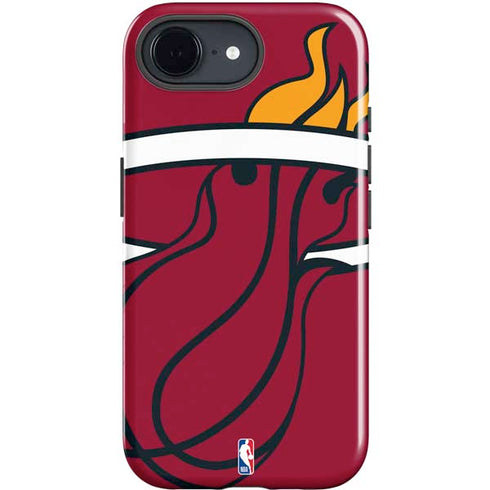 NBA Miami Heat Large Logo iPhone 16e Impact Case