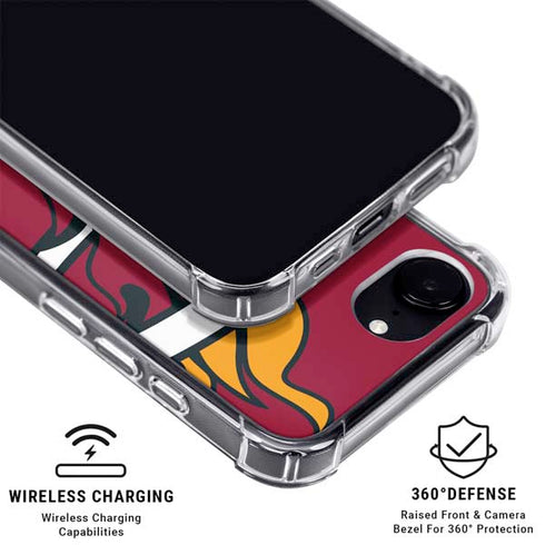NBA Miami Heat Large Logo iPhone 16e MagSafe Case