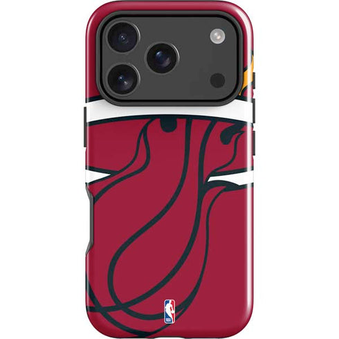 NBA Miami Heat Large Logo iPhone 18 Pro Impact Case