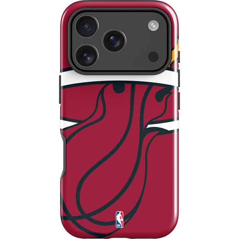 NBA Miami Heat Large Logo iPhone 18 Pro Max Impact Case