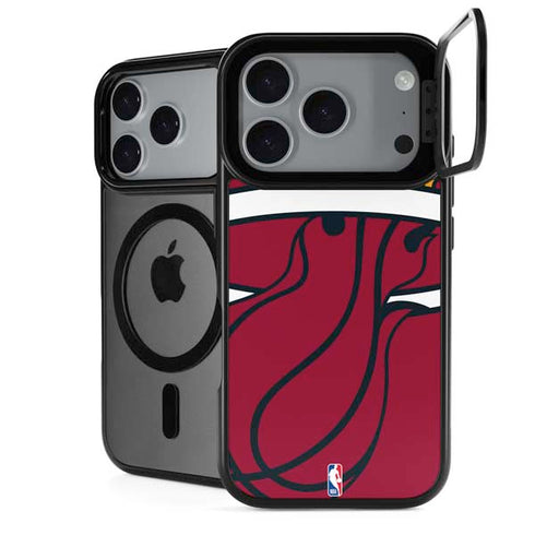 NBA Miami Heat Large Logo iPhone 18 Pro Max Kickstand Case