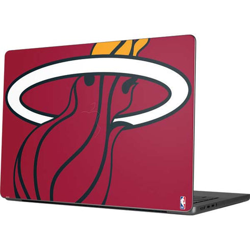 NBA Miami Heat Large Logo Apple MacBook Pro 14-inch Skin