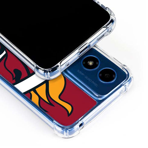 NBA Miami Heat Large Logo Moto G 5G (2024) Clear Case