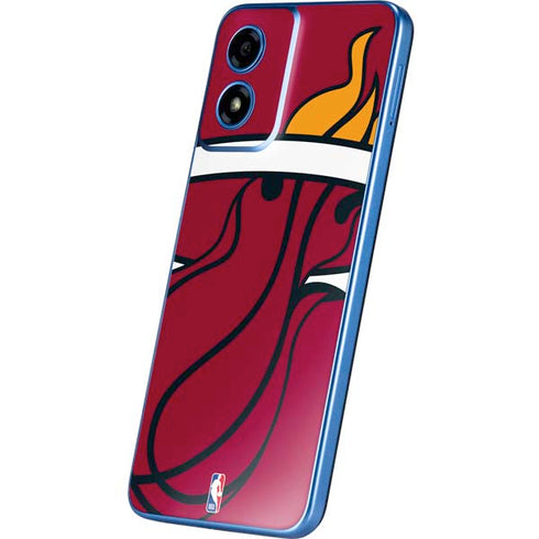 NBA Miami Heat Large Logo Moto G Play 4G (2024) Skin