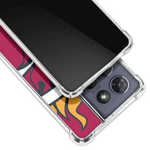 NBA Miami Heat Large Logo Moto G Play 5G (2025) Clear Case