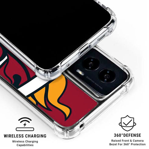 NBA Miami Heat Large Logo Moto G Power 5G (2024) Clear Case