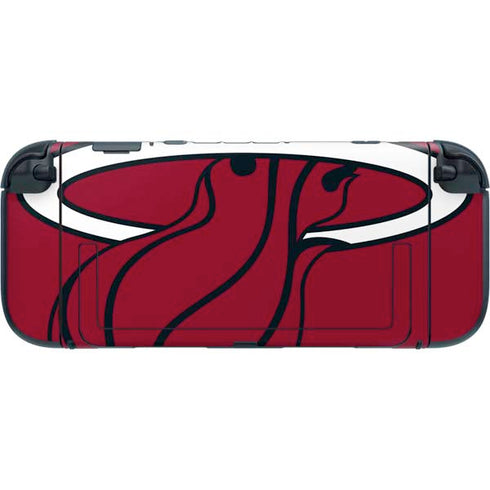 NBA Miami Heat Large Logo Nintendo Switch 2 (2025) with Joy-Con Skin