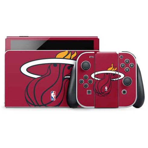NBA Miami Heat Large Logo Nintendo Skins