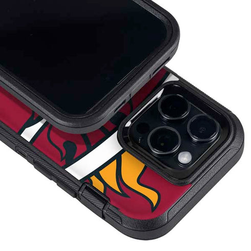 NBA Miami Heat Large Logo Otterbox Defender iPhone Skin