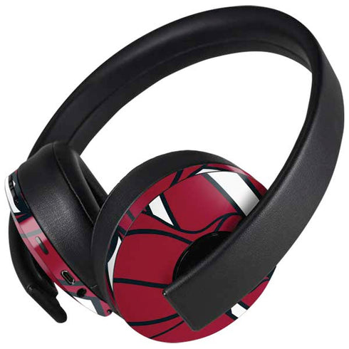NBA Miami Heat Large Logo PlayStation 4 Gold Wireless Headset Skin
