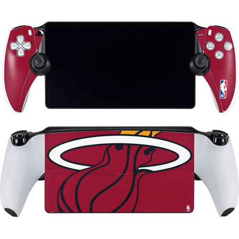 NBA Miami Heat Large Logo PlayStation Portal Remote Player Skin