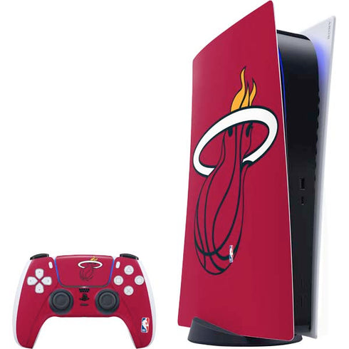 NBA Miami Heat Large Logo PlayStation PS5 Skins