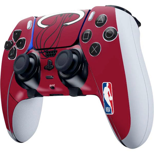 NBA Miami Heat Large Logo PS5 DualSense Edge Pro Controller Skin