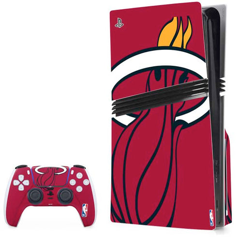 NBA Miami Heat Large Logo PlayStation PS5 Skins